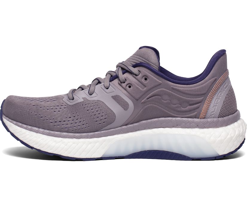 Women's Saucony Hurricane 23 Running Shoes Grey | Singapore 160RVDW